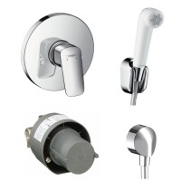 Набор скрытого монтажа с гигиенической лейкой Hansgrohe Logis 71666000+27454000+32127000