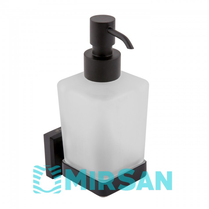 Дозатор жидкого мыла Leonardo OC0000492 Aqua Rodos черный матовый