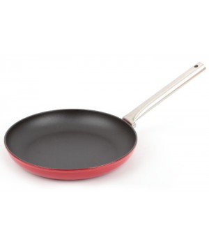 Чугунная сковорода Fabiano P 280 BLACK-RED