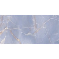 Керамограніт Golden Tile Terragres Onyx Blue блакитний 300х600