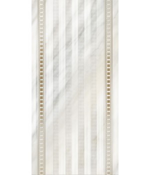 Kерамическая плитка Golden Tile Carrara Декор белый 300х600