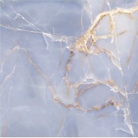 Керамограніт Golden Tile Terragres Onyx Blue блакитний 607х607