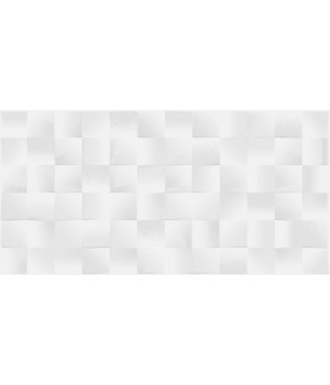 Керамічна плитка Golden Tile Satin Стіна сатинова Рельефна білий 300х600