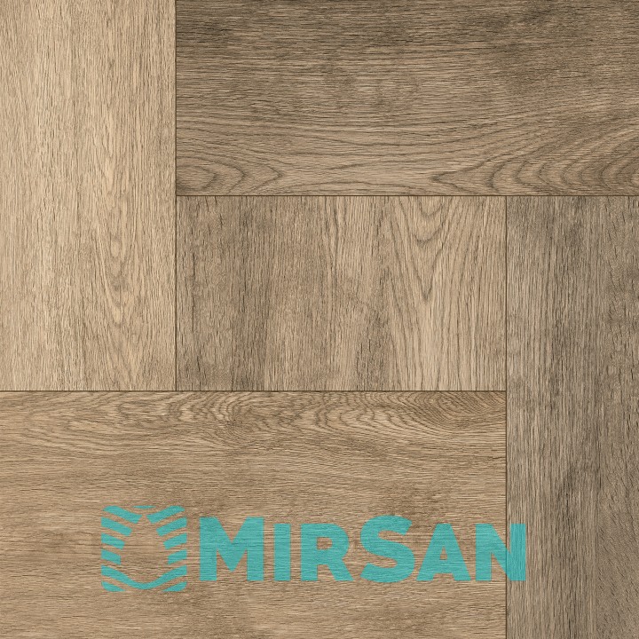 Kерамическая плитка Golden Tile Home Wood Пол коричневый 400х400