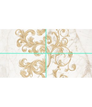 Керамічна плитка Golden Tile Saint Laurent Декор білий 300х600