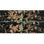 Kерамическая плитка Golden Tile Saint Laurent Декор черный 300х600