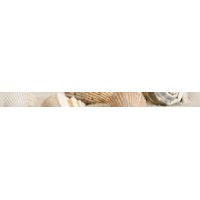 Керамічна плитка Golden Tile Summer Stone Фриз Holiday бежевий 400х30