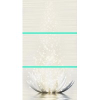 Керамічна плитка Golden Tile Magic Lotus Декор кремовий 250х400