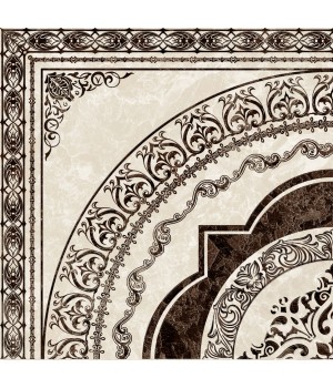 Керамічна плитка Golden Tile Vulcano Декор/Підлога бежевий 400х400
