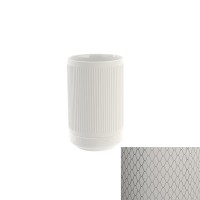 Стакан настольный, цвет белый декор NETTING Pomdor Equilibrium 777050002N