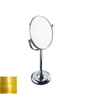 Настольное косметическое зеркало с 3-х кратным увеличением StilHaus Ingranditori 752.16 золото