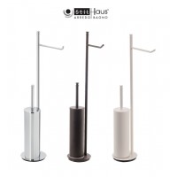 Стойка: бумагодержатель + ерш металлический StilHaus Hashi 969 08 хром