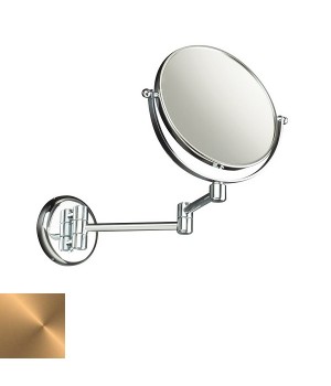 Настенное косметическое зеркало с 3-х кратным увеличением и поворотным механизмом StilHaus Ingranditori 489.25 бронза