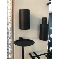 Настенная металлическая мыльница StilHaus Hashi HS 09 M 23 матовый черный