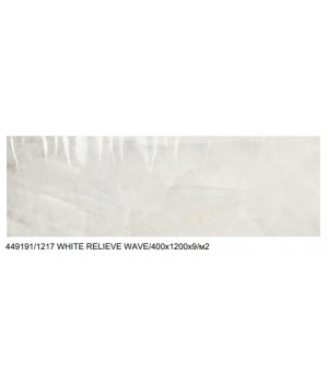 Плитка Porcelanite Dos Monaco 1217 WHITE RELIEVE WAVE