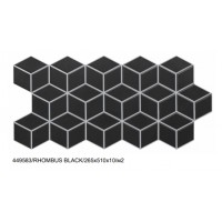 Керамогранит Realonda RHOMBUS BLACK 265x510x10