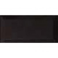 Плитка APE Metro Biselado Negro Brillo 10x20