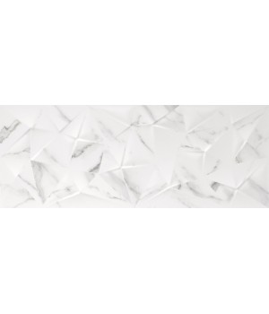 Kерамическая плитка Azulev Calacatta KITE WHITE MATT SLIMRECT 650×250×6