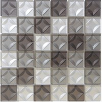 Декоративная мозаика Bareks MixC016 300x300 cтекло