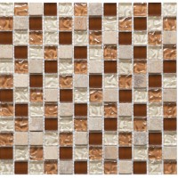 Декоративная мозаика Bareks DAF9 300x300 мрамор,стекло