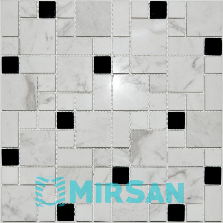 Декоративная мозаика Bareks RS77 300x300 мрамор,стекло