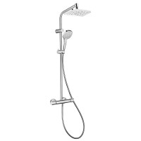 Душова стійка з термостатом Hansgrohe MySelect Showerpipe 240 26764400 білий/хром