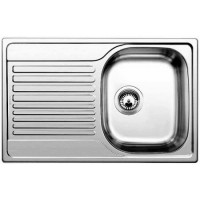Кухонна мийка з нержавіючої сталі TIPO 45 S Compact нерж. сталь "декор" Blanco 513675