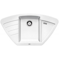 Кам'яна кухонна мийка ZIA 9 E SILGRANIT PuraDur білий Blanco 514758