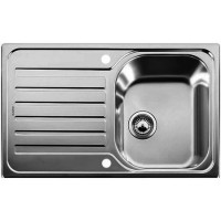 Кухонна мийка LANTOS 45 S-IF Compact нерж. сталь, з клапаном-автоматом Blanco 519059