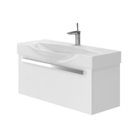 Тумба Sorizo-105 з умивальником Lyra - 100 білий Botticelli