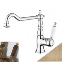 Смеситель для кухни Oxford c ручкой типа Legno бронза Bugnatese Cucina OXBR6382 legno