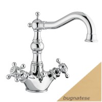 Смеситель для раковины в комплекте золото Bugnatese Arcadia ARCDO8334