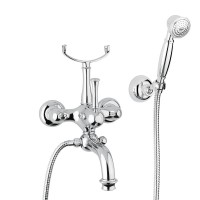 Смеситель для ванны в комплекте хром Bugnatese Denver DENCR6402