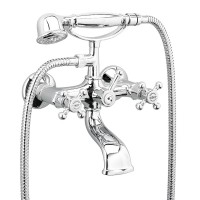 Смеситель для ванны в комплекте хром Bugnatese Lady LADCR900