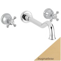 Смеситель для раковины с изливом 23 см золото Bugnatese Lady LADDO969