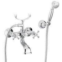 Смеситель для ванны в комплекте хром Bugnatese Lady LADCR902