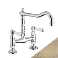 Смеситель для кухни Revival Uni на миниколонах бронза Bugnatese Cucina REVBR491U
