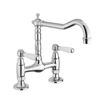 Смеситель для кухни Revival Uni на миниколонах хром Bugnatese Cucina REVCR491U