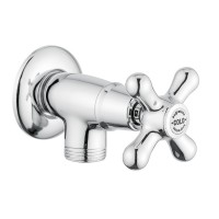 Запорный вентиль для стиральной машины 1/2"Х3/8" хром Bugnatese Lady LADCR957