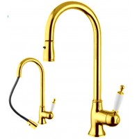 Смеситель для кухни Oxford в комплекте золото Bugnatese Cucina OXDO6395
