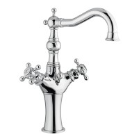 Смеситель для раковины высокий хром Bugnatese Arcadia ARCCR8355