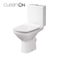 Сантехніка CARINA CleanOn 011 3/5л Компакт 637 + кришка дюропл.SLIM SOFT CLOSE Cersanit 391079