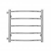 Рушникосушарка водяна Класік П5 500х500 Deffi нержавіюча сталь (Хром, Бокове ліве підключення)