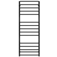 Рушникосушарка водяна Lux П15 600х1400 Deffi нержавіюча сталь (Чорний, Бокове ліве підключення)