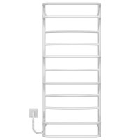 Рушникосушарка електрична Аквамікс П11 500х1200 Deffi нержавіюча сталь (Білий, WD03, Ліве підключення)