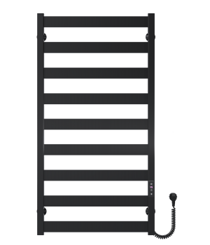 Рушникосушарка електрична Harmony П9 500х1000 Deffi фарбована сталь (Чорний, JD04, Праве підключення)