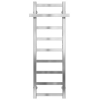 Рушникосушарка водяна Nicolе П9 400х1000 Deffi нержавіюча сталь (Хром, Нижнє підключення)