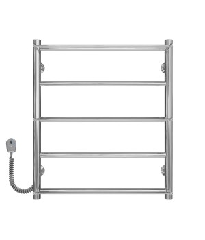 Рушникосушарка електрична Ladder П5 500х600 Deffi нержавіюча сталь (Хром, EF16, Ліве підключення)