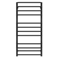 Рушникосушарка водяна Lux П12 400х1100 Deffi нержавіюча сталь (Чорний, Бокове ліве підключення)