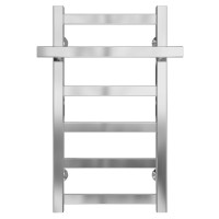 Рушникосушарка водяна Nicolе П6 400х600 Deffi нержавіюча сталь (Хром, Бокове ліве підключення)